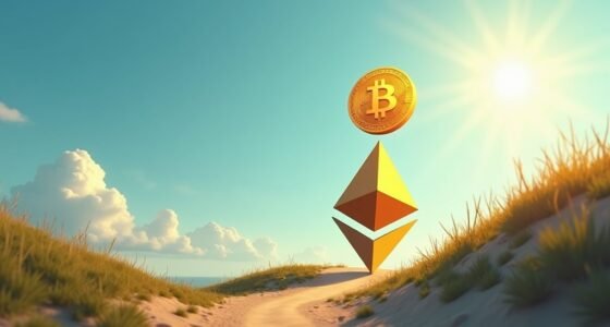 bitcoin surges ethereum plods
